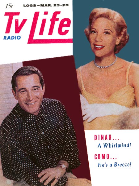 Dinah Shore and Perry Como